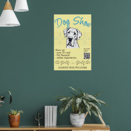 Great Dane hundutställning Poster