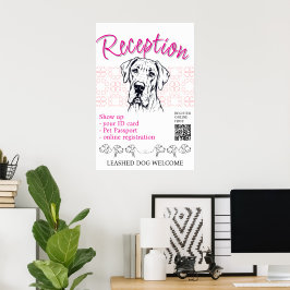 Great Dane hundutställning välkommen Poster