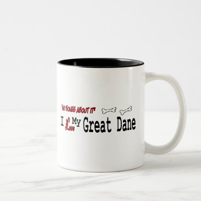 Great dane (I Kärlek) Mugg (Höger)