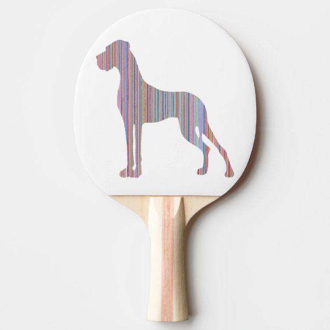 Great Dane i pastellfärger Pingisracket (Framsidan)