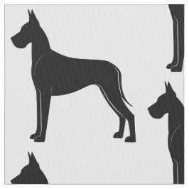 Great dane i Silhouette Tyg