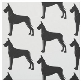 Great dane i Silhouette Tyg