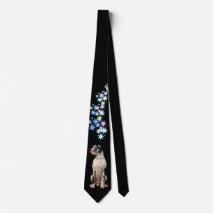 Great Dane i svart Slips