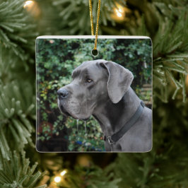 Great Dane Images Julgransprydnad Keramik
