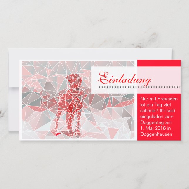 Great dane-inbjudan (Framsida)