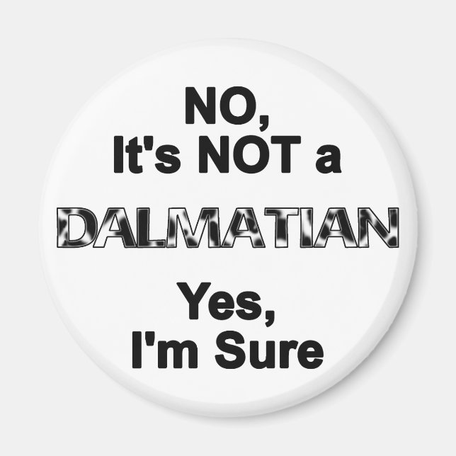 Great dane INTE Dalmatien Magnet (Framsidan)