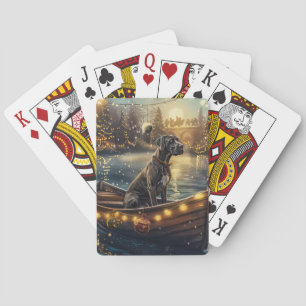 Great dane jul - festlig resa casinokort