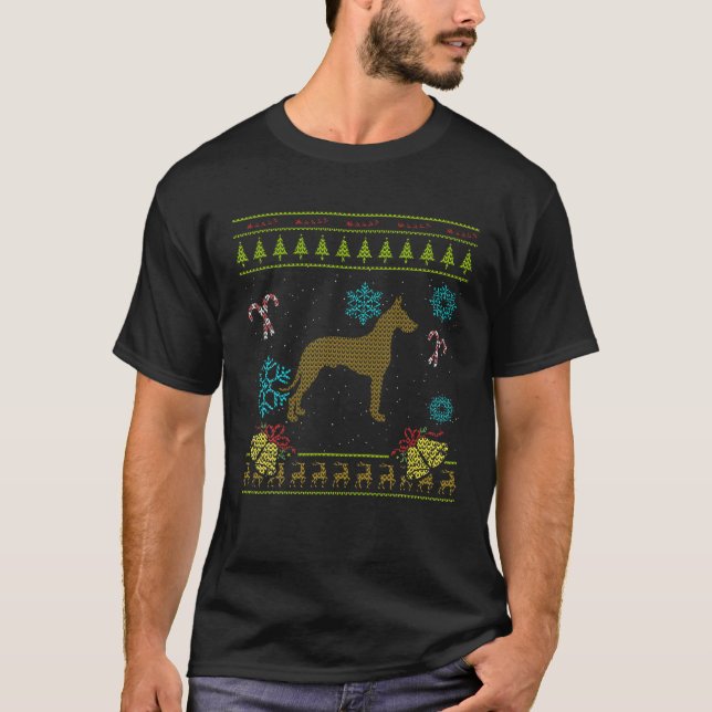 Great dane jul Grate Danes jul Ugly T Shirt (Framsida)