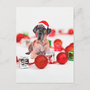 Great dane jul helg vykort