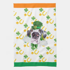 Great Dane Jul Hem Inredning St Patricks Day Kökshandduk