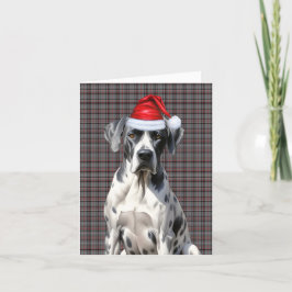 Great dane jul Hund Red Grått Play jul Helgkort