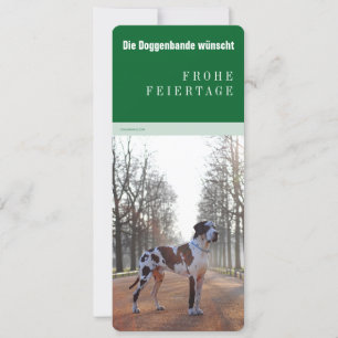 Great dane jul julkort