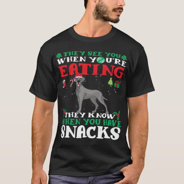 Great Dane jul kul Classic T-Shirt (Framsida)