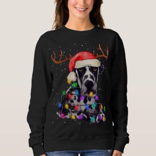Great dane Julgran Light Pajama Hund älskare X T Shirt