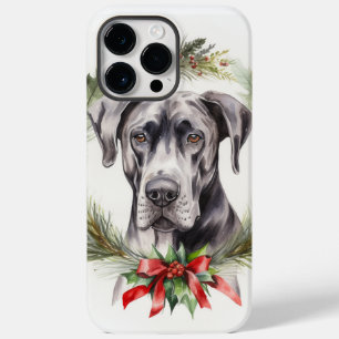 Great Dane Julkrans Festiv Hundvalp