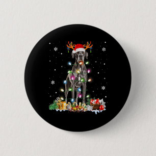 Great dane jultomten Hat Fairy Ljus Pajama Knapp