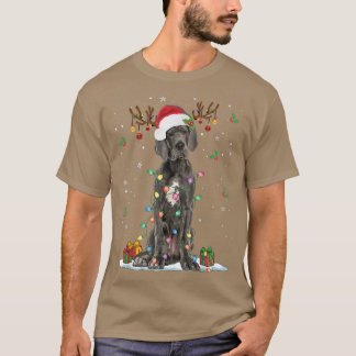 Great dane jultomten Hat Fairy Ljus Pajama T Shirt