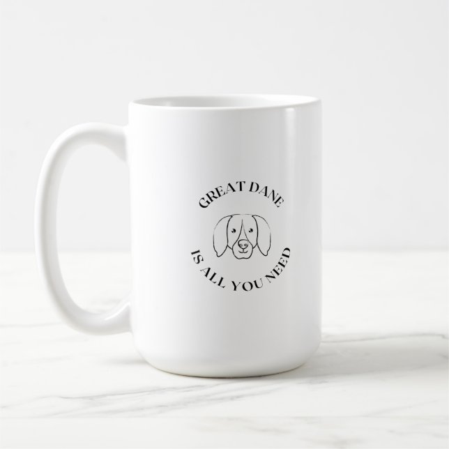 Great dane kaffemugg (Vänster)
