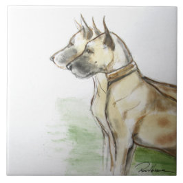 Great dane kakelplatta