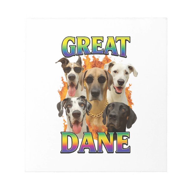 Great Dane Kopiera Anteckningsblock (Framsida)