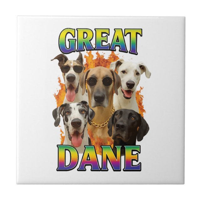 Great Dane Kopiera Kakelplatta (Framsidan)