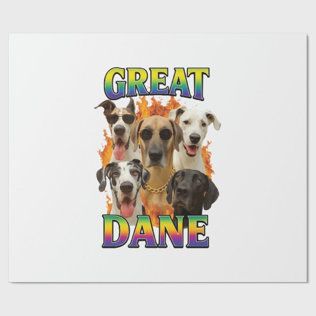 Great Dane Kopiera Presentpapper (Platt)