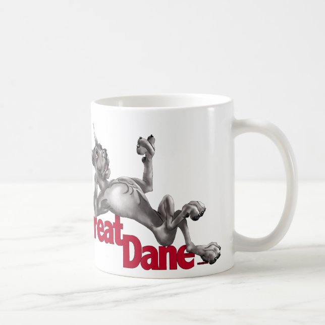 Great dane Laid Back Black Kaffemugg (Höger)