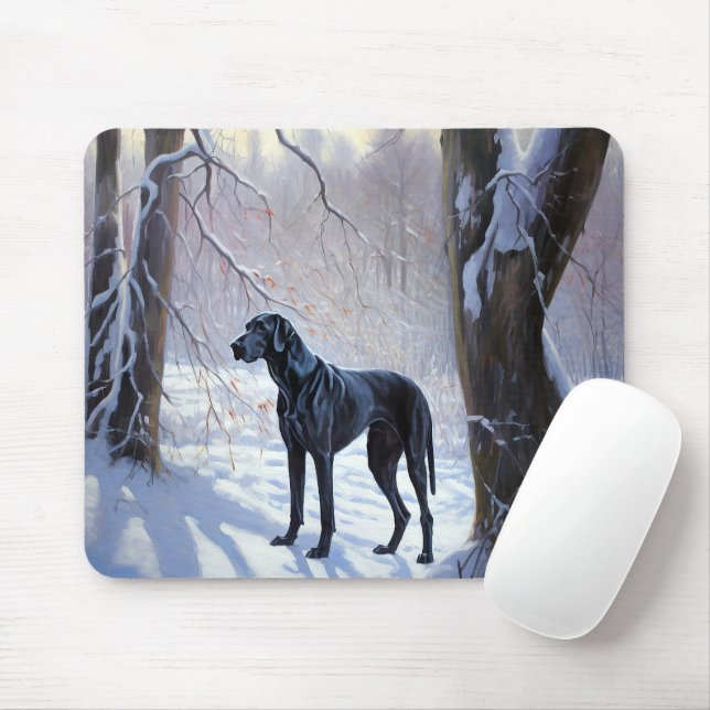 Great Dane Let It Snow Jul Musmatta (Med mus)