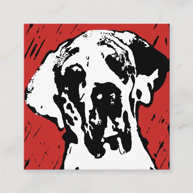 Great Dane Linoprint Lojalitetskort (Framsida)