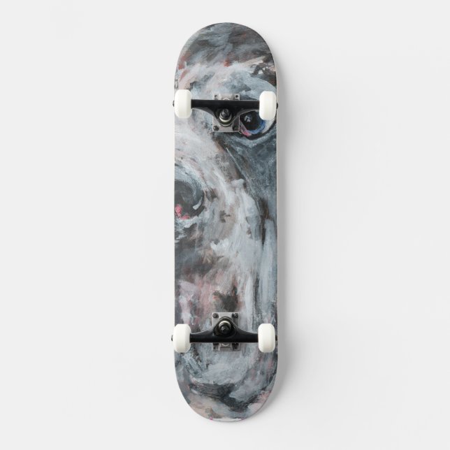 Great dane Longboard Skateboard Bräda 20,5 Cm (Framsida)