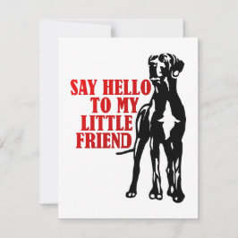 Great dane lustiga inbjudningar till barnfester