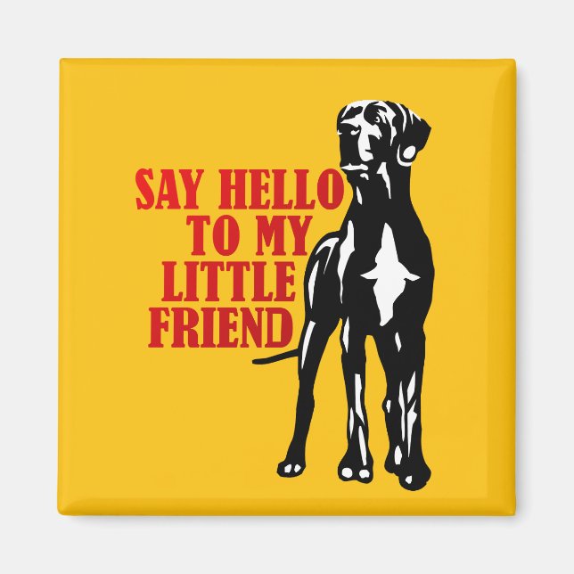 Great Dane  Magnet (Framsidan)