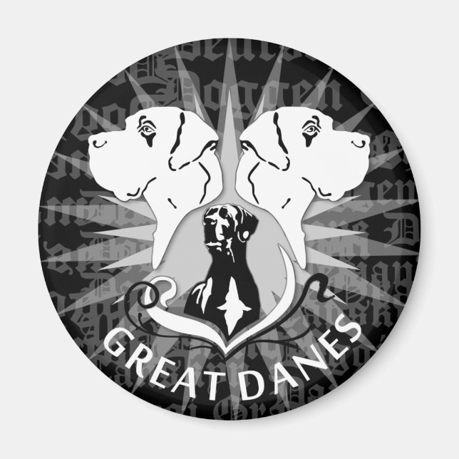 Great Dane Magnet (Framsidan)