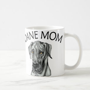 Great dane Mamma Black UC Kaffemugg