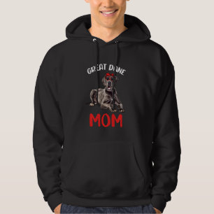 Great dane Mamma Mamma Great dane Hundägare Kvinno Hoodie
