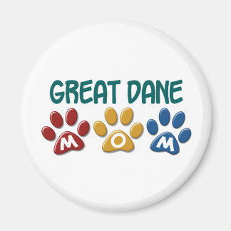 GREAT DANE Mamma Paw Skriv ut 1 Magnet
