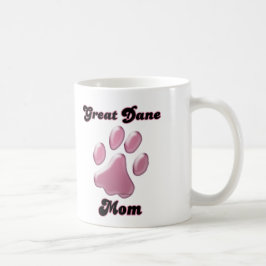 Great dane Mamma Rosa Pawprint Kaffemugg