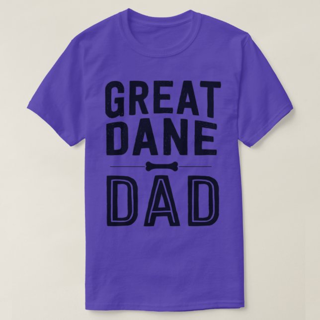 Great dane Mamma Shirt Hund Mor Älskare Gift Mamma T (Design framsida)
