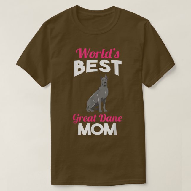 Great dane Mamma T Shirt (Design framsida)