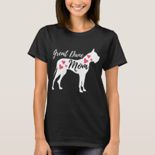 Great dane Mamma - tyska Mastiff Deutsche Dogge Hu T Shirt