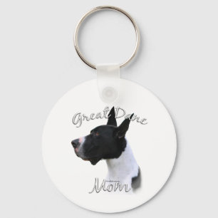 Great dane (mantel) Mamma 2 Nyckelring