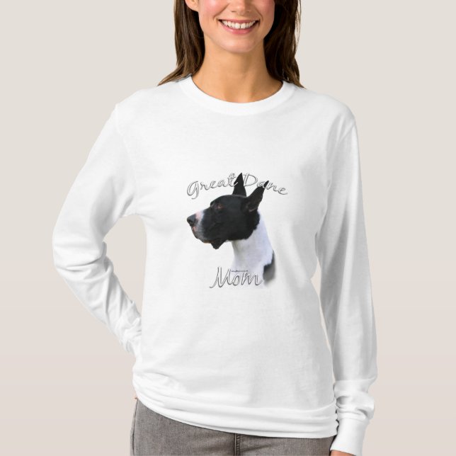Great dane (mantel) Mamma 2 T Shirt (Framsida)