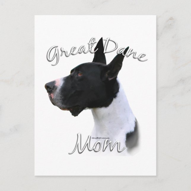 Great dane (mantel) Mamma 2 Vykort (Framsida)