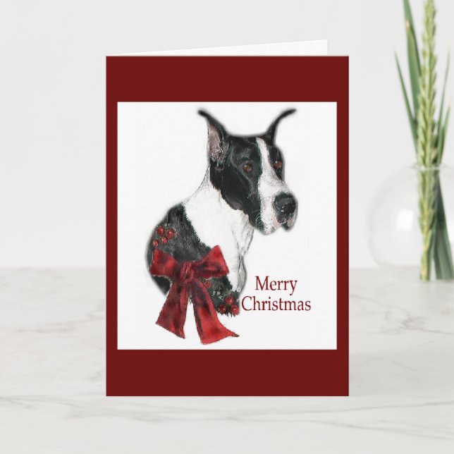 Great dane Mantle-julklappar Helgkort (Framsida)
