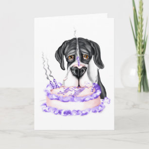 Great dane Mantle UC Birthday Cake Kort