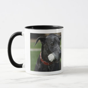 Great dane med ben mugg