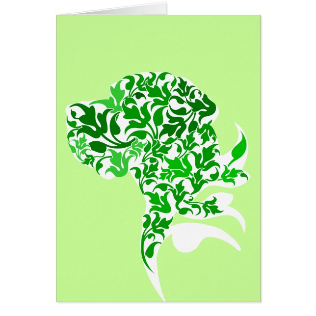 Great dane Modern Hälsningskort (Framsidan)