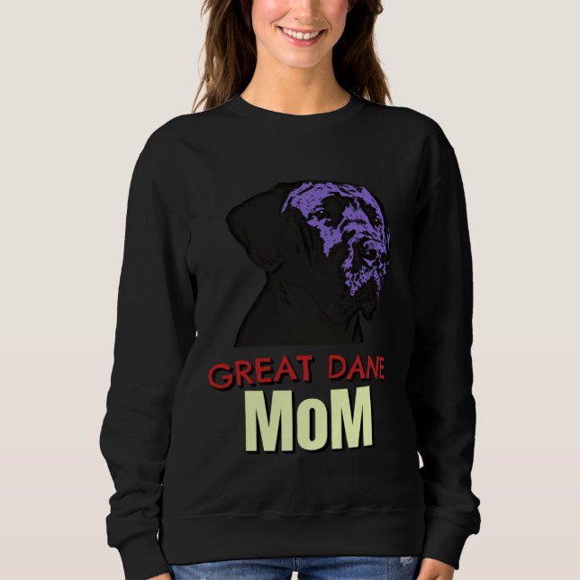 Great Dane Mom Cute Dog Great Dane T Shirt (Framsida)