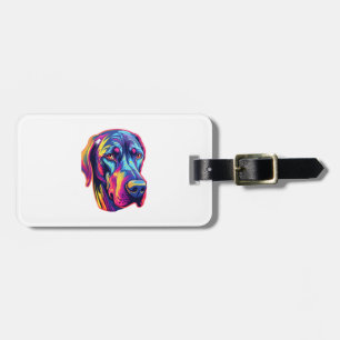 Great dane Neon Design Bagagebricka
