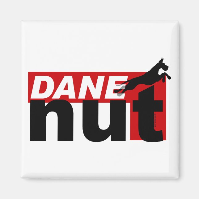 Great dane Nöt Magnet (Framsidan)